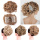 Large Comb Curly Synthetic Chignon Updo Cover Hairpiece